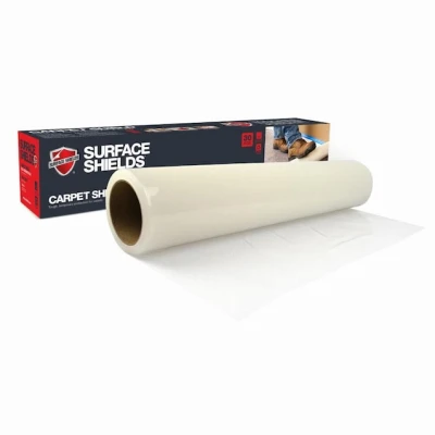 Carpet Shield Floor Protection Film, Self Adhesive, 36 In. x 200 Ft.