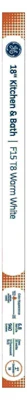 Fluorescent Light Bulb, Kitchen & Bath, 940 Lumens, 15 Watt, 18 In.
