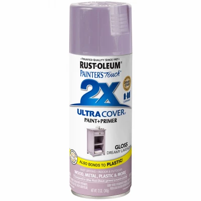 Painter's Touch 2X Spray Paint, Gloss Dreamy Lavender, 12-oz.