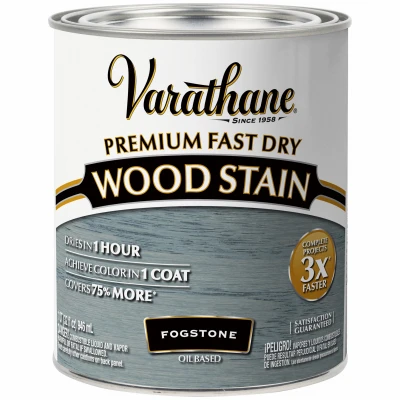 Fast Dry Interior Wood Stain, Oil Base, Fogstone, 1-Qt.