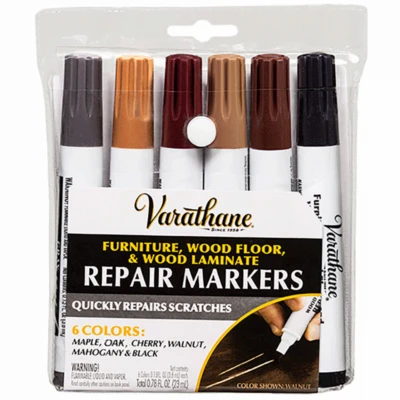 Stain Markers Wood Repair, 6-Pk.
