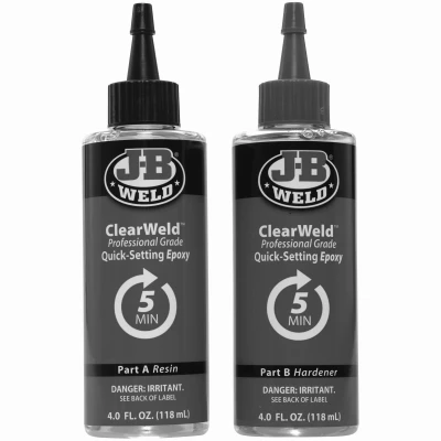 ClearWeld Pro Size Syringe 2-Part Epoxy