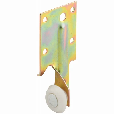 Steel Bracket Drawer Track Roller with Plastic Roller, 2-Pk.
