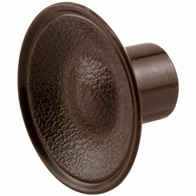 Bi-Fold Door Knobs, Brown Plastic, 1-13/16 In. Dia.