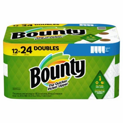 Select-A-Size Paper Double-Roll Towels, White, 12-Count