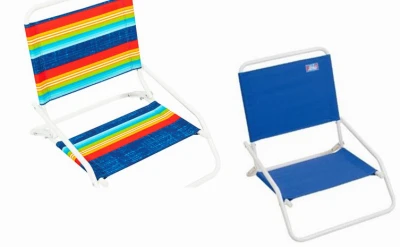 Beach/Sand Chair, Steel Frame, Assorted