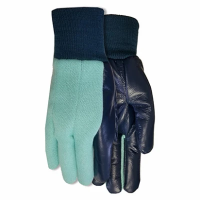 Jersey 'N More Garden Gloves, Latex-Coated Palm,