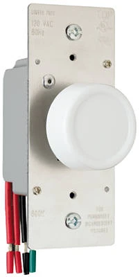 Pass & Seymour 600-Watt Light Almond 3-Way Maximum Rotary Dimmer Switch