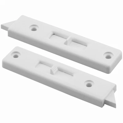 Window Tilt Latch, White Vinyl, 2-9/16 In.