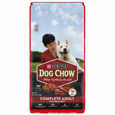 Complete Adult Dry Dog Food, Beef, 44 Lbs.