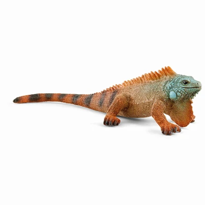Iguana Toy Animal Figure, Multi Color, Ages 3 & Up