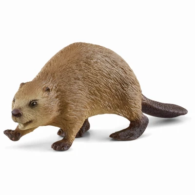 Beaver Toy Animal Figure, Brown, Realistic Design For Ages 3 And Up