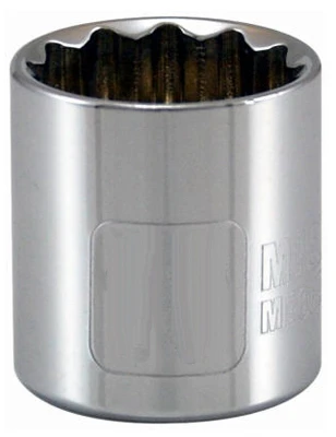 Metric Socket, 12-Point, 3/8 In. Drive, 13mm