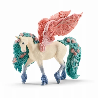 Flower Pegasus Toy Animal Figure For Ages 3 And Up