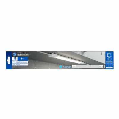 18 Inch LED High Definition Undercabinet Light Fixture, Plug In, Plastic Housing, 10 Watt