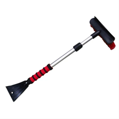 Snow Broom + Squeegee Blade, Extends to 35 In.