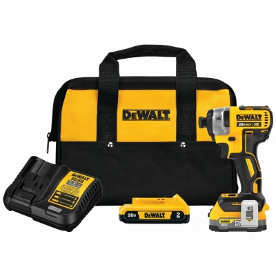 20-Volt MAX Compact Cordless 3-Speed Impact Driver Kit, Brushless Motor, 1/4-In.