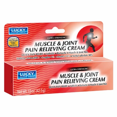 Muscle & Joint Pain Relieving Cream, 1.5 oz.