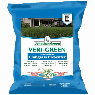Veri-Green Lawn Fertilizer with Crabgrass Preventer, 22-0-3 Formula, Covers 5,000 Sq. Ft