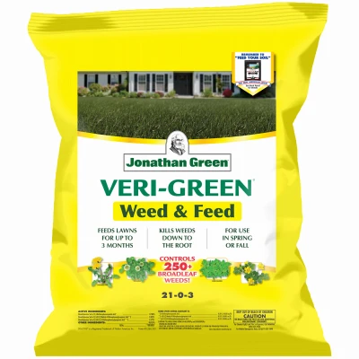 Green-Up Weed & Feed Lawn Fertilizer, 21-0-3 Formula, Covers 15,000 Sq. Ft.