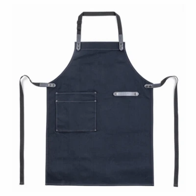 Pizzaiolo Apron With Canvas And Leather Accents For Pizza Making