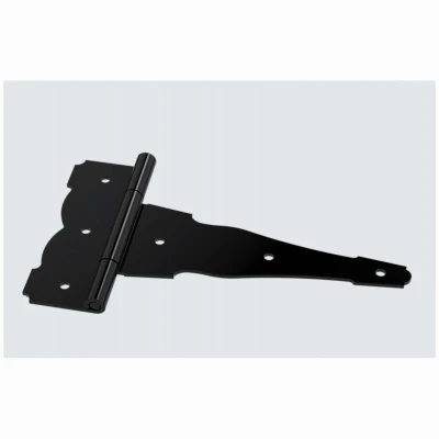 Decorative Gate T-Hinge, Black, 10 In.