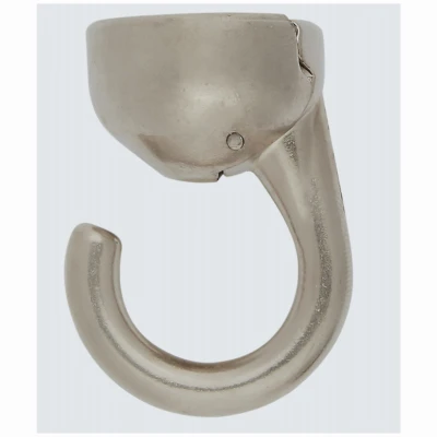 Elephant Wall Hook, Nickel