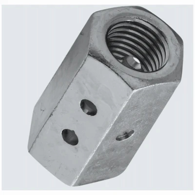 Zinc Rod Coupler, 7/8 In.