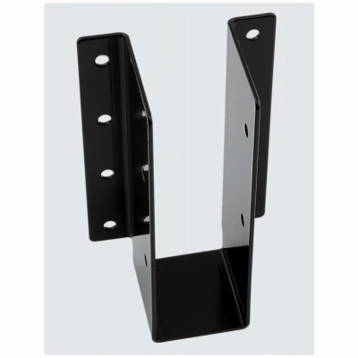 Decorative Joist Hanger, Black, 3-3/16 x 5-1/8 x 2 In.
