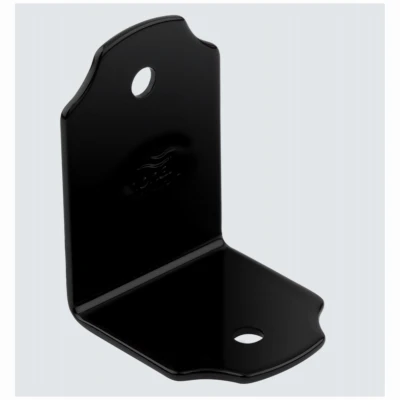 Hartley Collection Decorative Light Rafter Angle Tie, Black, 1-3/8 x 2 x 1-1/2 In.