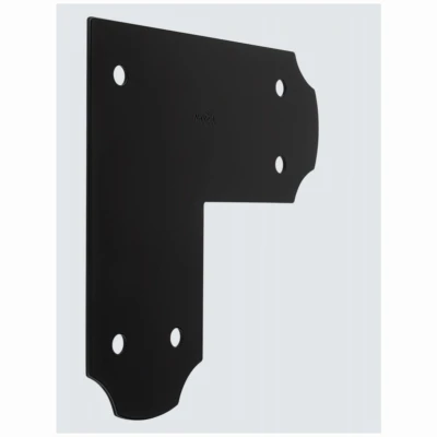 Hartley Collection Decorative L Strap, Black, 5 x 11-1/4 x 11-1/4 In.