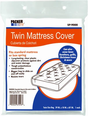 Twin Mattress Cover 39" X 14" X 91" For Moving & Storage Protection