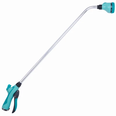 8-pattern Watering Wand, 33 Inch Reach, Flow Control, Gooseberry Green