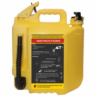 Safety Diesel Fuel Can with Flexible Spout, 5 Gallon Capacity