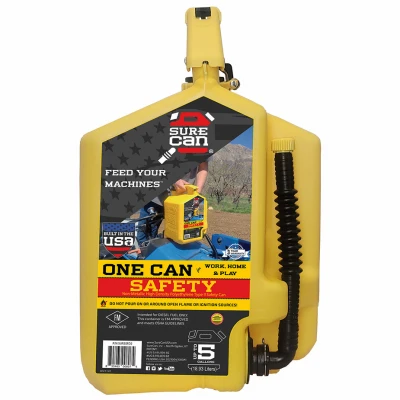 Safety Diesel Fuel Can with Flexible Spout, 5 Gallon Capacity