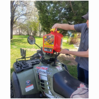 Safety Gas Can with Flexible Spout, 5 Gallons Capacity, Durable Construction