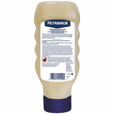 Flea & Tick Protection Oatmeal Dog Shampoo, Hawaiian Ginger Scent, 18-oz.