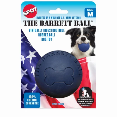 Barrett Rubber Ball Dog Toy, 4 In.