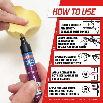 681925 Plastic Bonding System High Strength Adhesive 2 Gm Tube