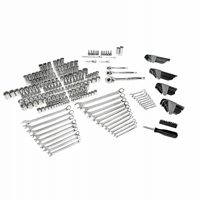 268-Pc. Mechanics SAE/Metric Socket & Tool Set, 1/4, 3/8 & 1/2 In. Drive