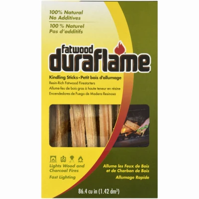 Fatwood Kindling Firestarters, Lights Wood & Charcoal, 2LB