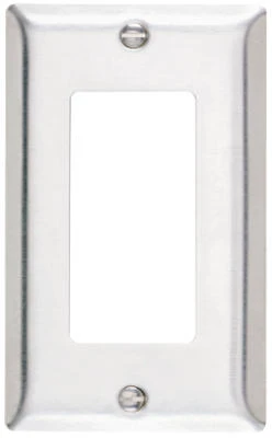 Pass & Seymour Wall Plate, 1-Gang, Stainless-Steel