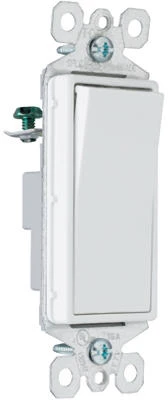 Pass and Seymour 15 Amp White Single-Pole Single-Throw Decorator Garbage Disposal Switch