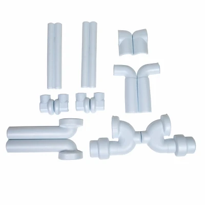Tubular Drain Pipe Cover Kit Compatible with Brass or Plastic Pipes