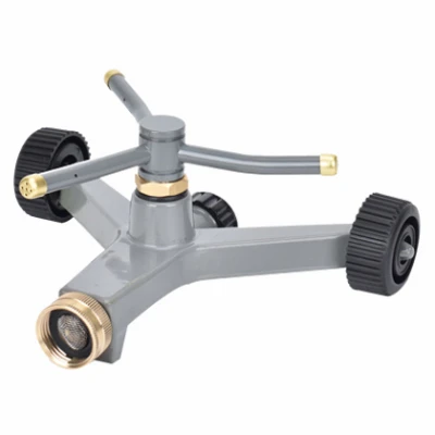 3-Arm Metal Rotary Sprinkler with 1,386 Square Feet Coverage Area