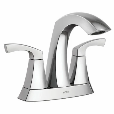 Lindor 2-Handle, High-Arc Bathroom Faucet, 4-In. Centerset, Chrome