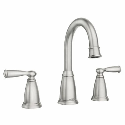 Banbury 2-Handle Widespread High-Arc Bathroom Faucet, Spot-Resistant Brushed Nickel