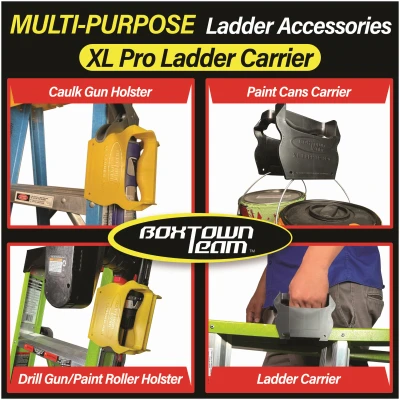 XL Pro Ladder Carrier and Tool Holder Accessory for Secure Transport