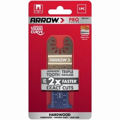 Fast Cut Curve Wood Oscillating Tool Blade, 1-1/4-In.