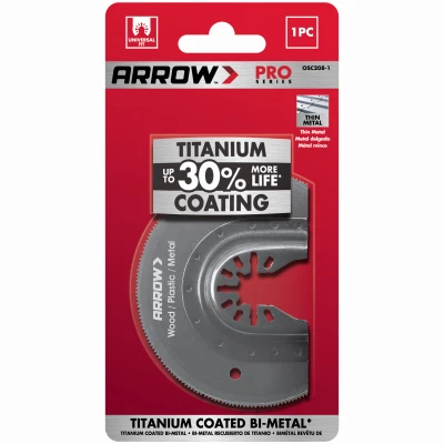 Titanium-Coated Bi-Metal Radial Saw Blade, 3-7/16-In.